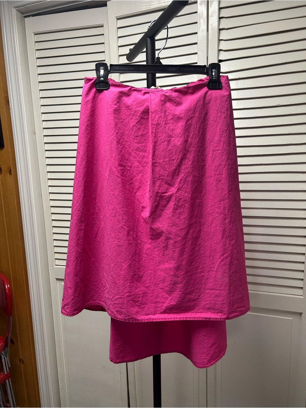 Nwot Bright Pink High-Low Skirt - Women's Statement Piece